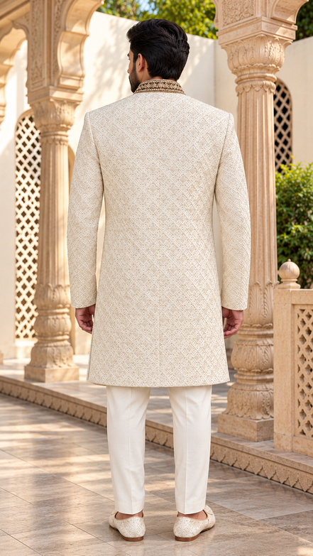 Embroidered Sherwani for Men – Premium Wedding Wear