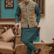 Men’s Multicolor Embroidered Waistcoat