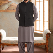 Premium Black Waistcoat Men’s Traditional Formal Wear