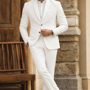 Premium White Men’s 2-Piece Suit | Luxury Formal Collection – Romano