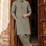 Romano Premium Olive Green Men’s Shalwar Kameez