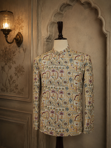 Multi White Prince Suit