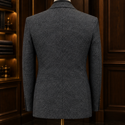 Charcoal Textured Two-Piece Suit